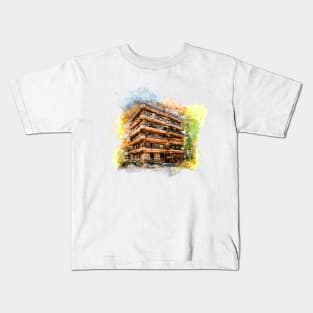 Athens city art #athens Kids T-Shirt